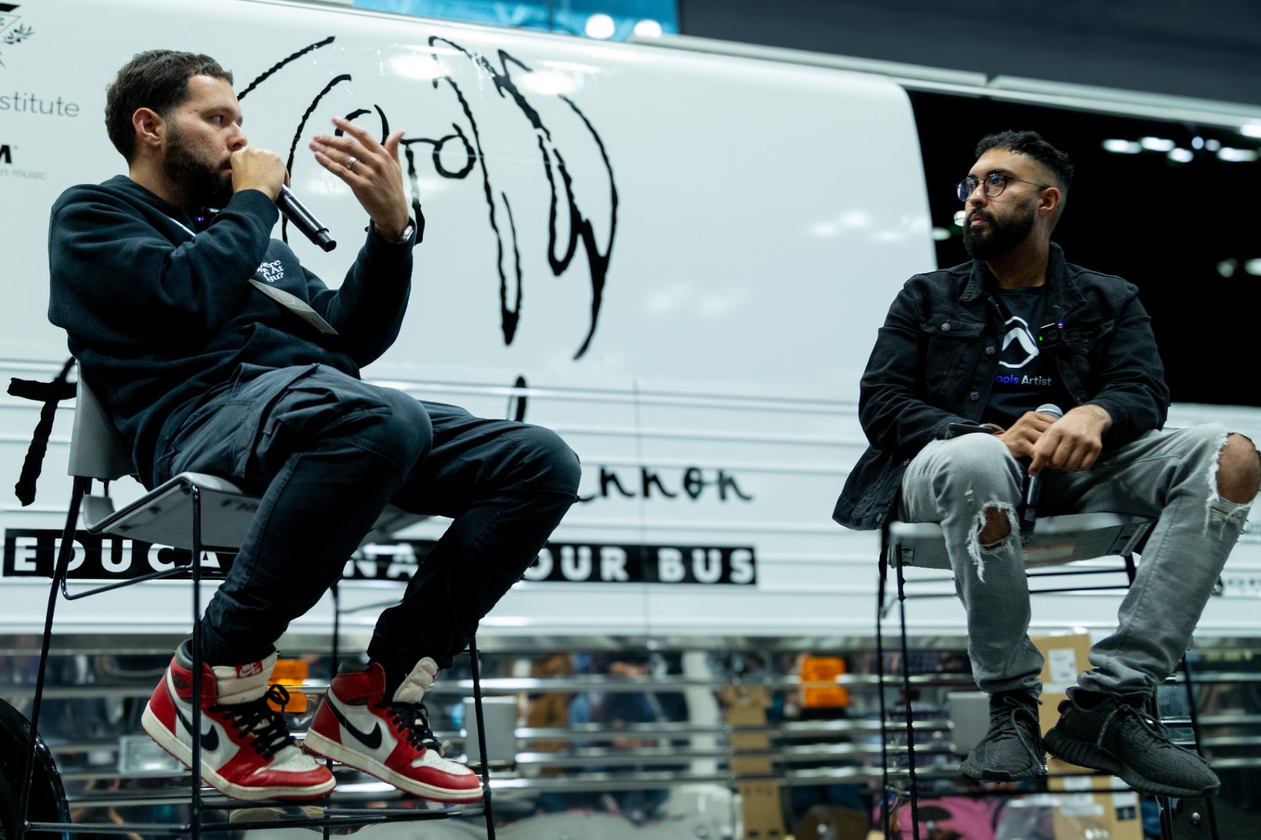 In conversation with the labels